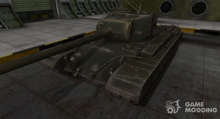 Emery cloth for American tank T32