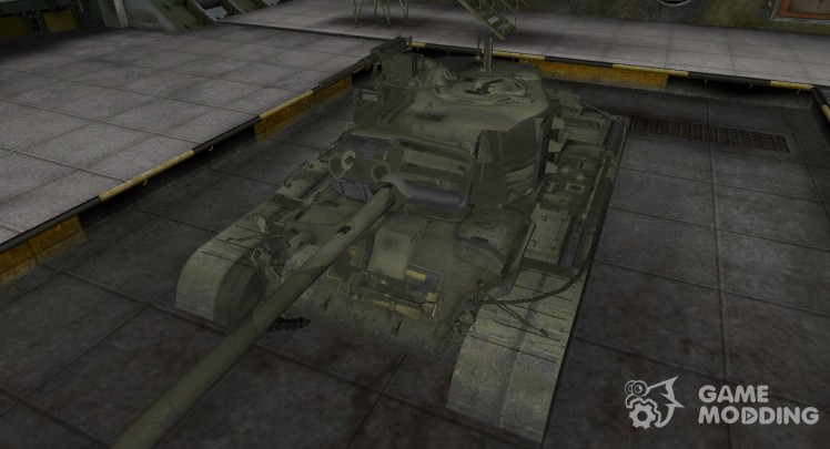 Historical camouflage M46 Patton