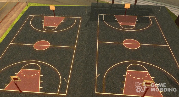 The new basketball court
