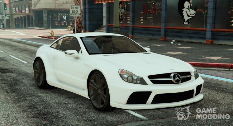 El Mercedes SL 65 AMG Black Series v1.2