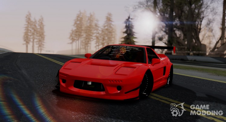 El honda NSX-r rocket bunny