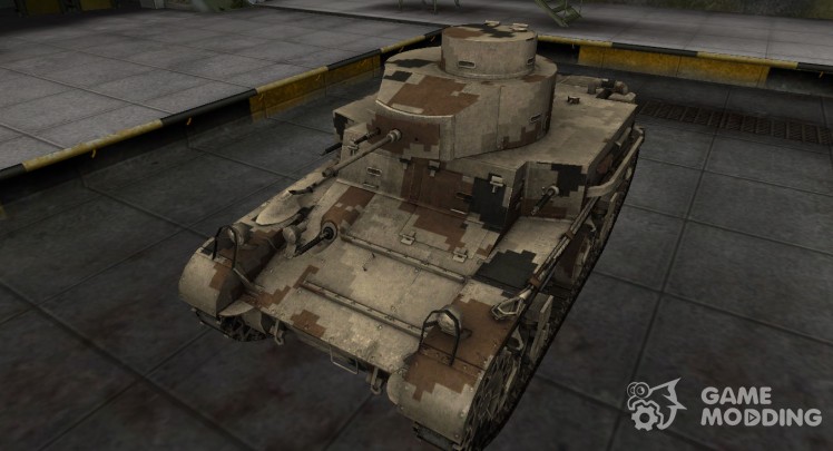 Камуфлированный skin para el M2 Light Tank