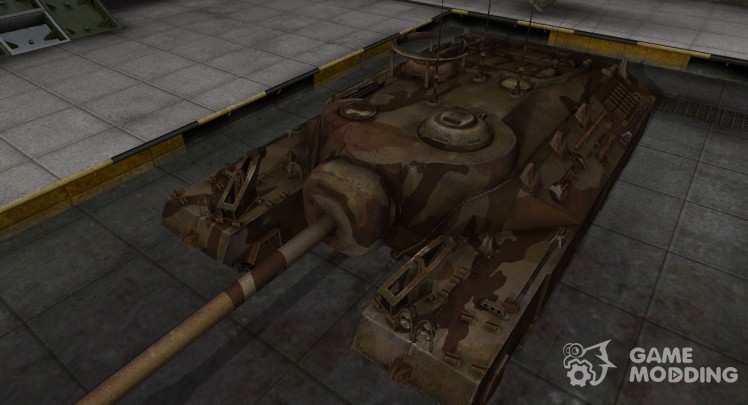 Emery cloth for American tank T95