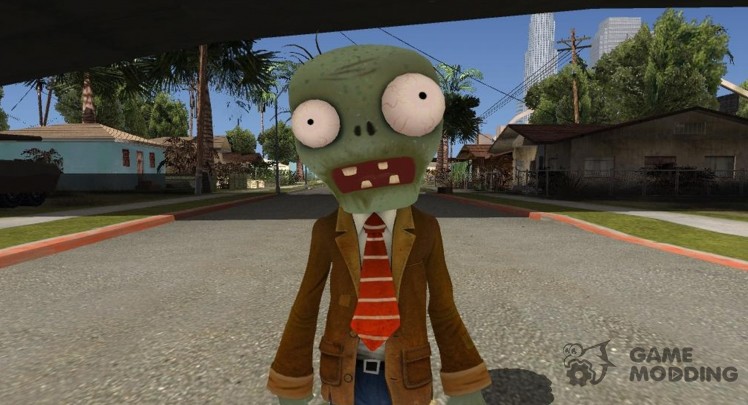 Browncoat Zombie From Plants vs Zombies Garden Warfare