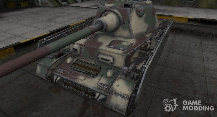 La piel de camuflaje para el tanque Panzer IV Schmalturm