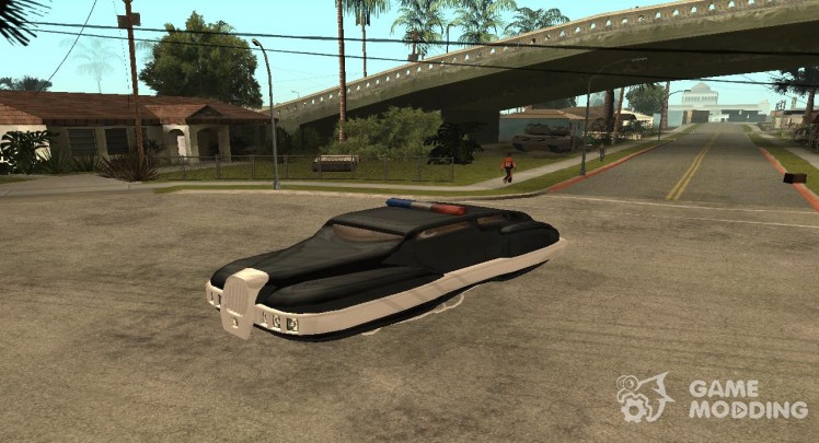 El coche de policía de GTA Alien City