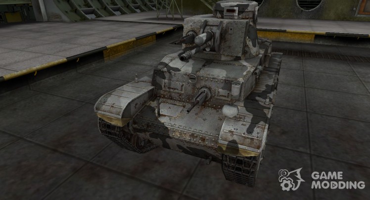 La piel para el tanque alemán Panzer 35 (t)