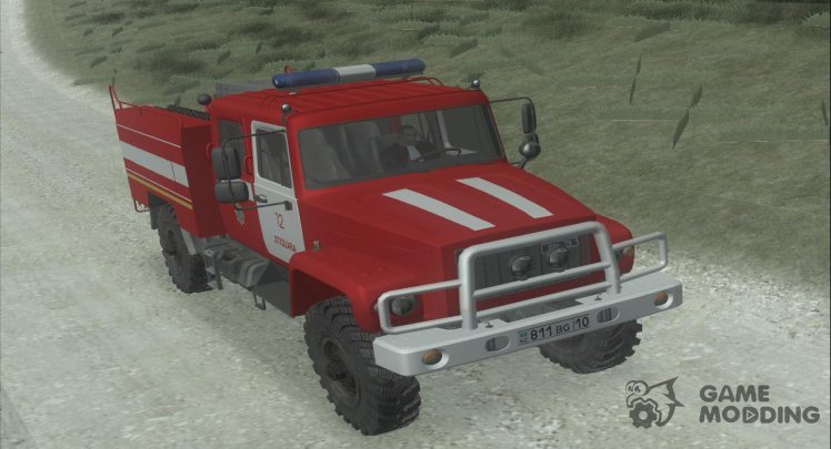 Пожарный ГАЗ - 3308 Садко АЦ - 1,0 - 30 республики Казахстан