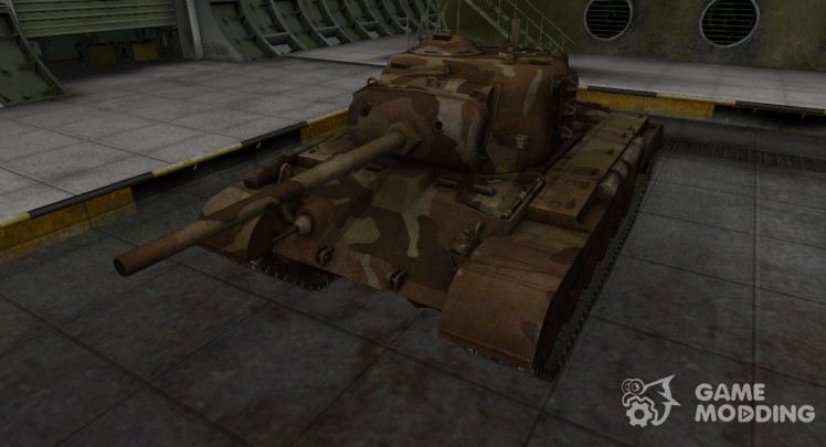 La piel de américa del tanque M26 Pershing