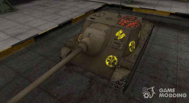 Contorno de la zona de ruptura del T25 AT para World Of Tanks