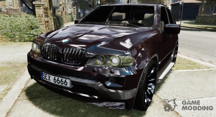 BMW X5 4.8 IS BAKU para GTA 4