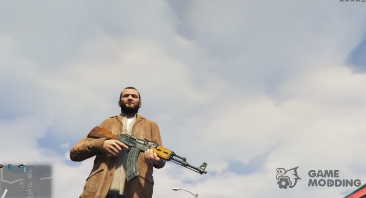 Max Payne 3 AK-47 1.0 для GTA 5