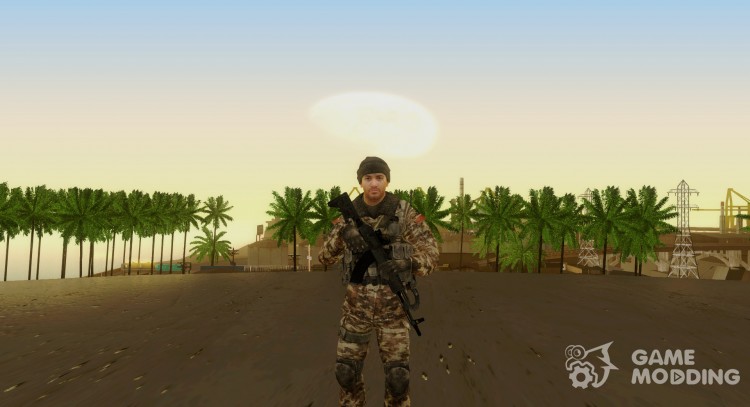 CoD MW3 Russian Military SMG v2 для GTA San Andreas
