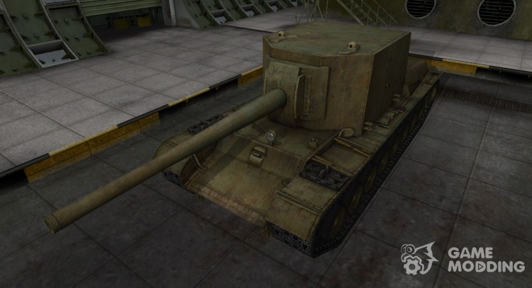 La piel para el su-100Y en расскраске 4БО para World Of Tanks