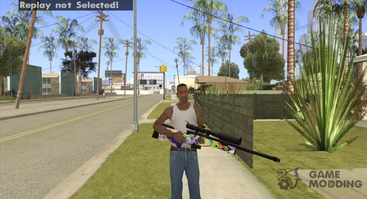 Francotirador Grafite para GTA San Andreas