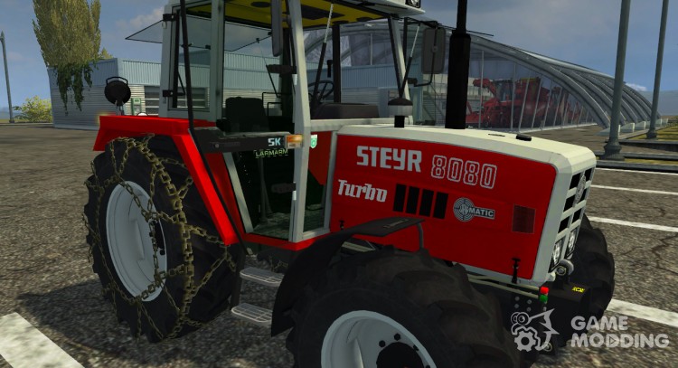 Steyr 8080A Turbo SK2 Larmarm V 1.0 para Farming Simulator 2013