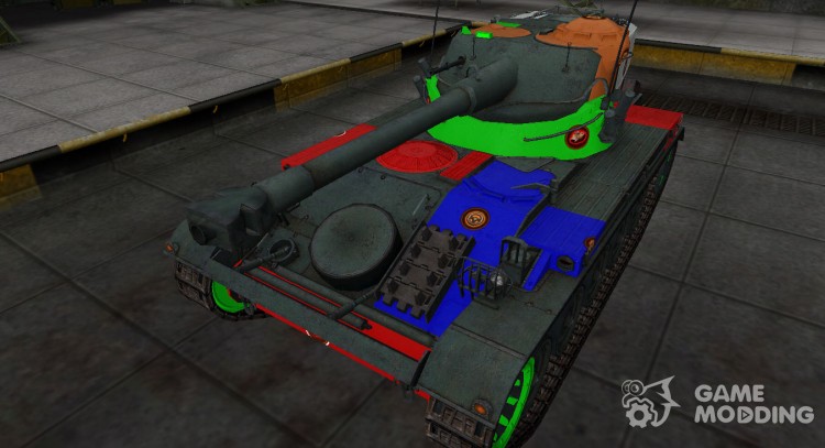 High-quality skin for AMX 13 75 for World Of Tanks