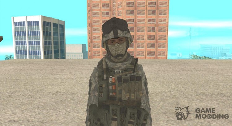 Soldado de infantería de piel CoD MW 2 para GTA San Andreas