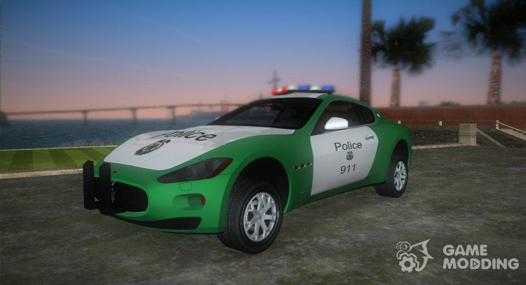 Maserati GranTurismo Police para GTA Vice City