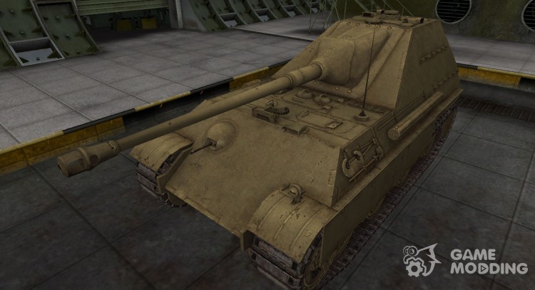 Пустынный скин для танка Jagdpanther II для World Of Tanks