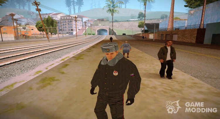 El miliciano en la forma V2 para GTA San Andreas