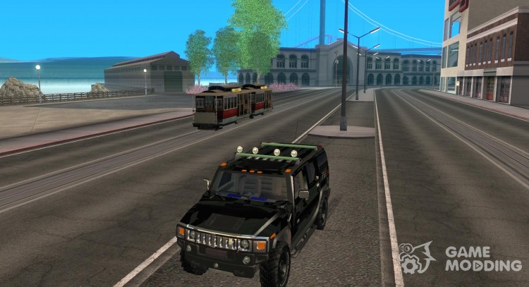 FBI Hummer H2 для GTA San Andreas