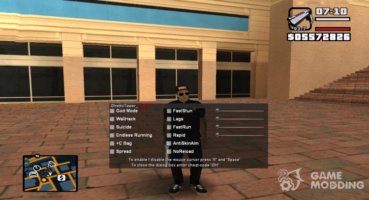 Мультичит (Ghetto Tawer v.1) para GTA San Andreas