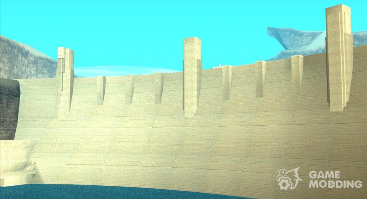 The new Sherman dam for GTA San Andreas