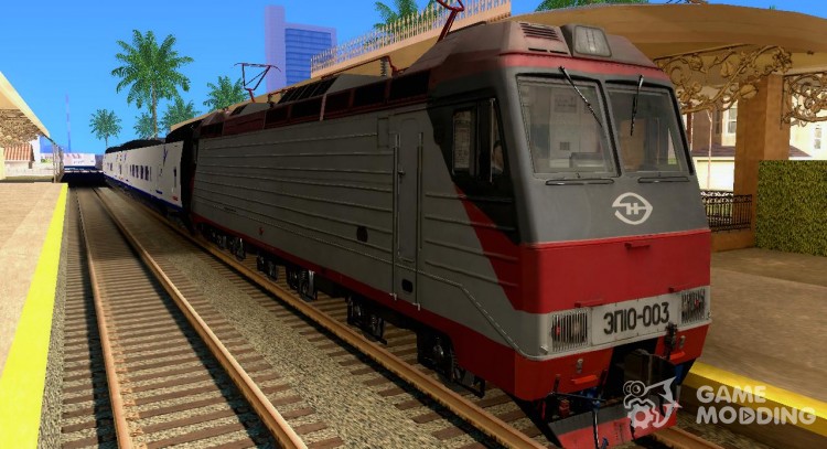 La locomotora elctrica ЭП10 San Andreas para GTA San Andreas