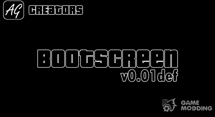Bootscreen sustitución de pantallas de inicio v0.01def para GTA San Andreas