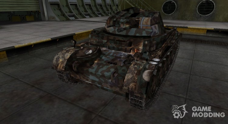 Mountain camouflage for PzKpfw II for World Of Tanks