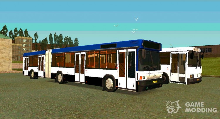 Los autobuses con forma de acordeón para GTA San Andreas