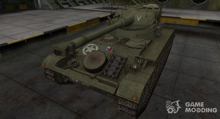 Casco de camuflaje AMX 13 75 para World Of Tanks
