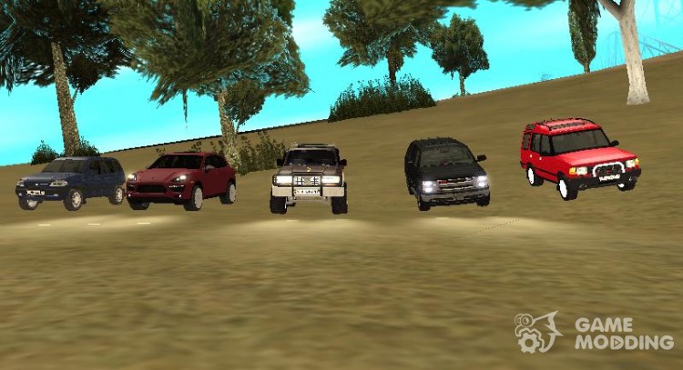 Pak RVs for GTA San Andreas