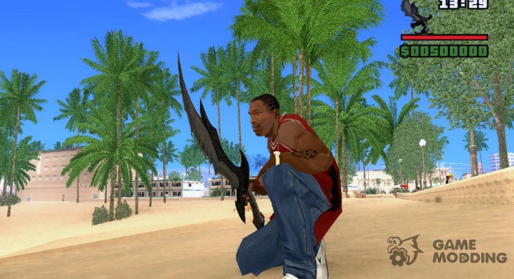 Даэдрический меч из TES V: Skyrim для GTA San Andreas