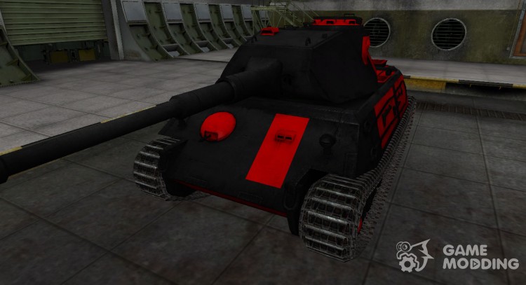 Черно-красные зоны пробития VK 45.02 (P) Ausf. A для World Of Tanks