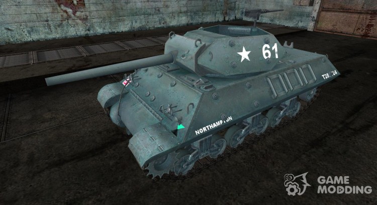 Skin for M10 Wolverine English for World Of Tanks