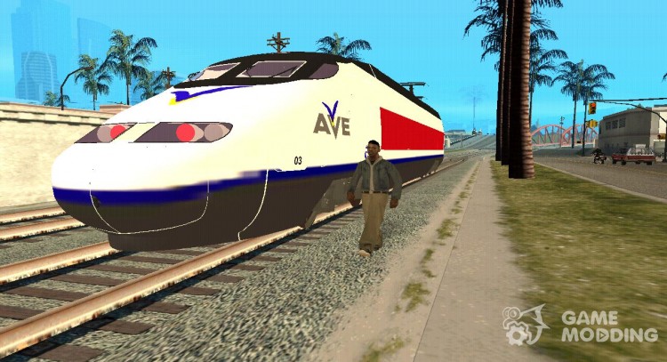 Пак поездов от Gama-mod-76 для GTA San Andreas
