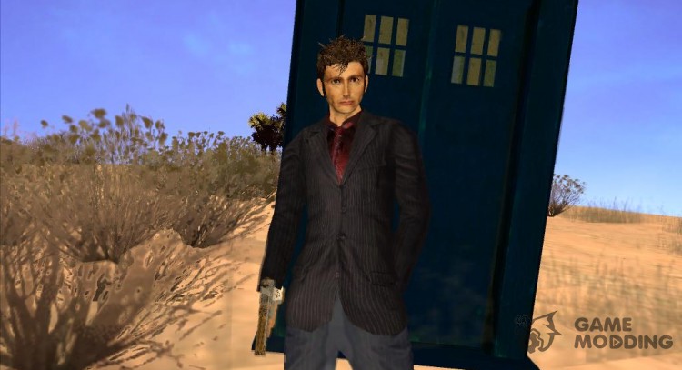 Десятый Доктор Кто для GTA San Andreas