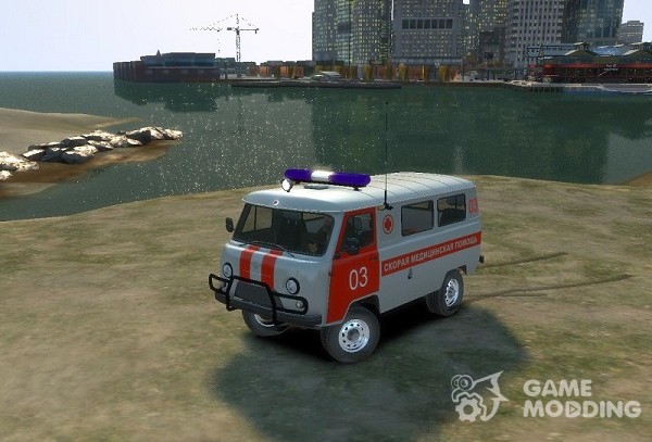 El uaz-39629 Ambulancia para GTA 4