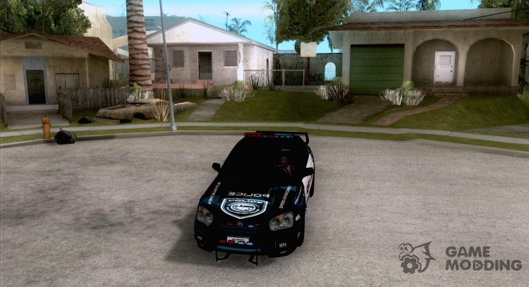 Subaru Impreza WRX STI policía velocidad ejecución para GTA San Andreas