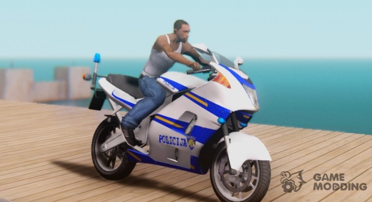 Croatian Police Bike для GTA San Andreas