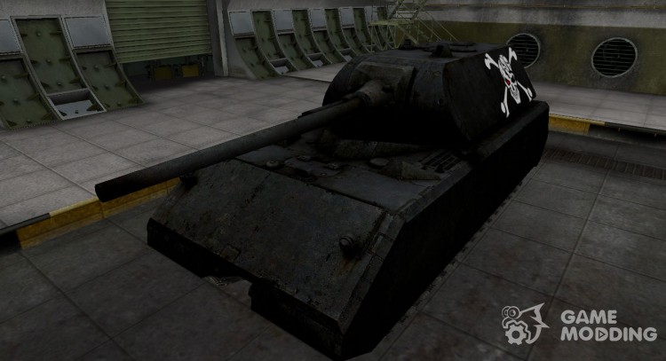 La oscura piel de Maus para World Of Tanks
