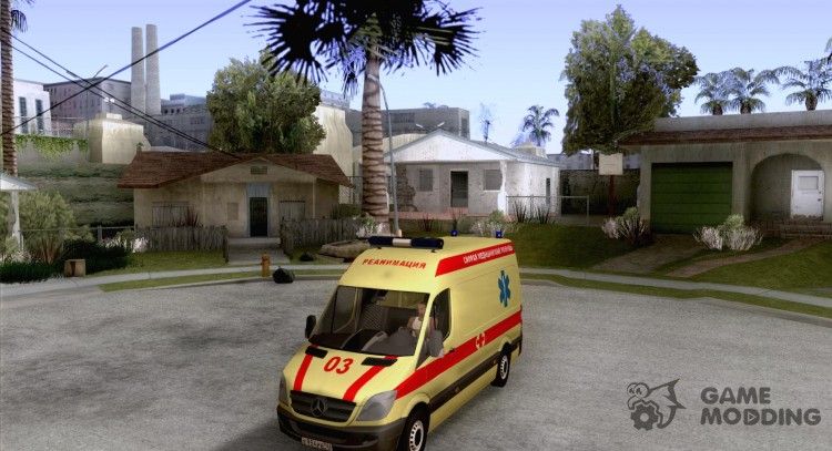 Mercedes Benz Sprinter ambulancia para GTA San Andreas