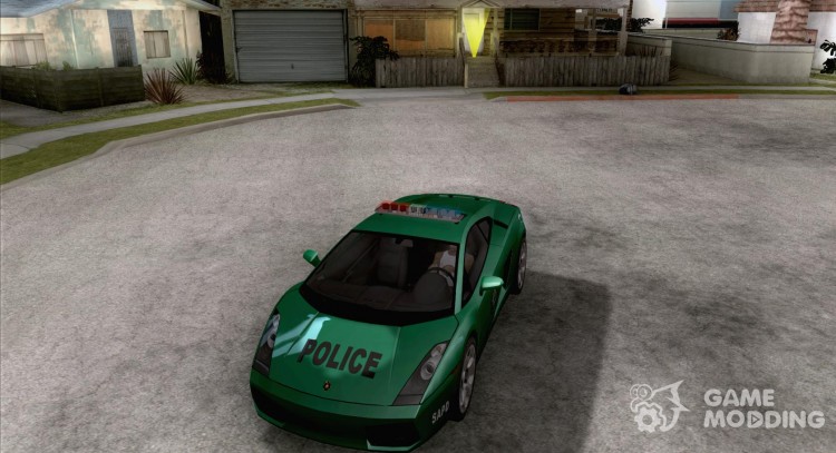 Lamborghini Gallardo policía para GTA San Andreas