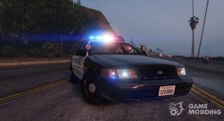 El Ford Crown Victoria, de la policía de los ángeles para GTA 5