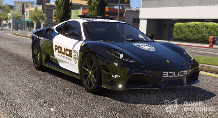 Ferrari F430 Scuderia Hot Pursuit Police para GTA 5