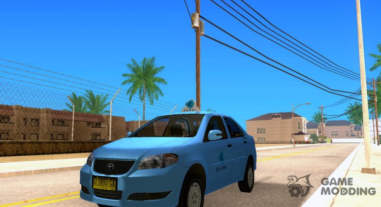 Taxi Blu*bird Toyota Vios для GTA San Andreas