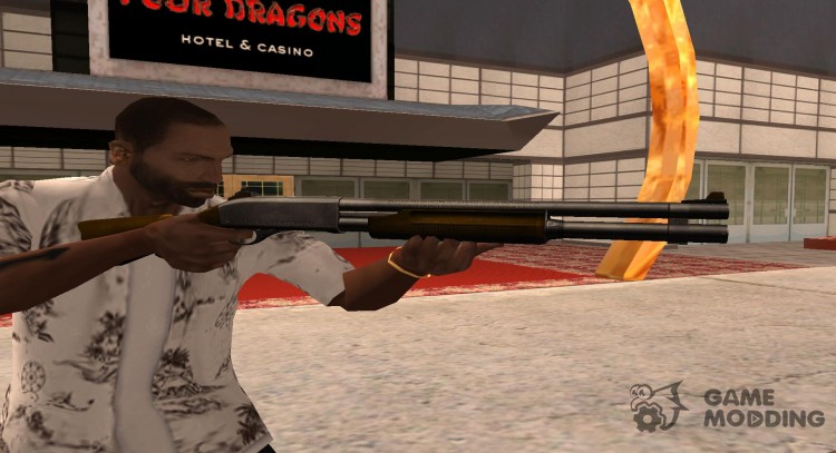 Original shotgun in hd for GTA San Andreas