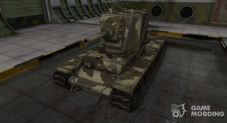 Пустынный скин для КВ-2 для World Of Tanks